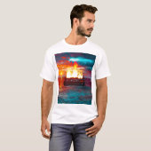 Vuilcontainerbrand T-shirt (Voorkant volledig)