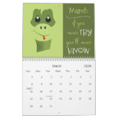 Vuildiergezichten met Motivatie Gezegden Kalender (Mar 2026)