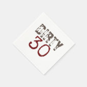 Vuile 30 30e verjaardag servetten (Hoek)