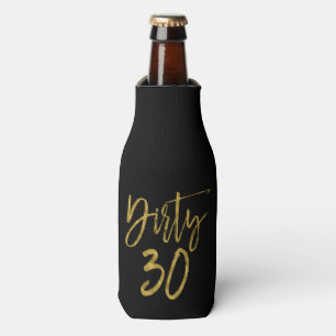 Vuile 30 Gouden folie Verjaardag Fles Koeler