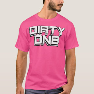 Vuile DNB vloeibare EDM drum en bas T-shirt