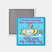 Vuile gerechten magneet (Voorkant / Achterkant)