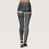 Vuile grijs papier leggings (Achterkant)