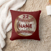 Vuile Jouw naam van de Baseball Pillow, NUMMER, KL Kussen (Deken)
