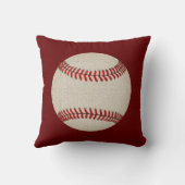 Vuile Jouw naam van de Baseball Pillow, NUMMER, KL Kussen (Achterkant)