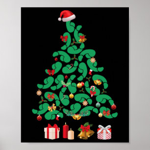 Vuile kerstboom Dickmas Kerstmis is D Vrolijk Poster