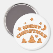 Vuile kerstkeukenkoekjes magneet (Voorkant / Achterkant)