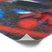 Vuile liefde hart van de stad graffiti poster (Hoek)