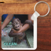 Vuile luiers of schone Baby Sleutelhanger (Achterkant)