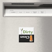 Vuile Martini schoon vuile vaatwasser magneet (Insitu (Vaatwasser))