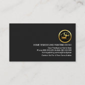 Vuile muren Verf Splatter Home Reparatie Visitekaartje (Achterkant)