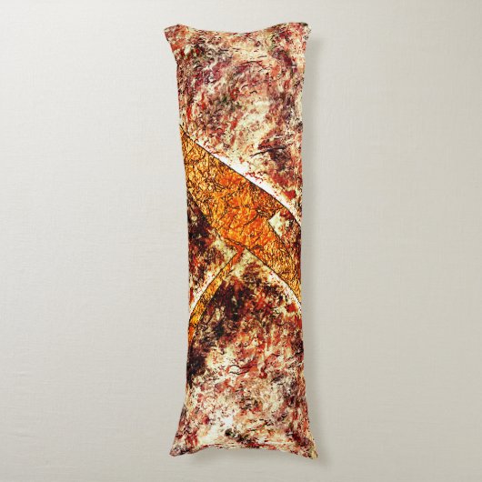 Vuile of roestvrije lagen op bruine marmer lichaamskussen (Voorkant Verticaal)