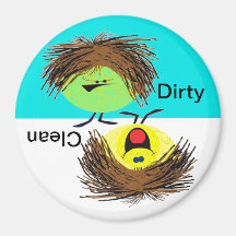 Vuile of schone vaatwasser