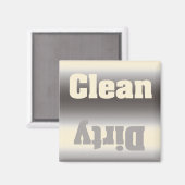 Vuile of schone Vaatwasser Magneet - Gradiënt (Voorkant / Achterkant)