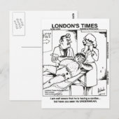 Vuile ondergoed en ziekenhuizen Funny Gifts & T - Briefkaart (Voorkant / Achterkant)