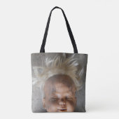 Vuile pop gezicht tote bag (Achterkant)