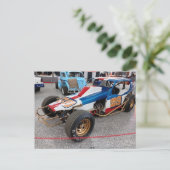 Vuile Racer Briefkaart (Staand voorkant)