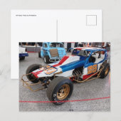 Vuile Racer Briefkaart (Voorkant / Achterkant)