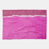 Vuile roze papier theedoek (Horizontaal)