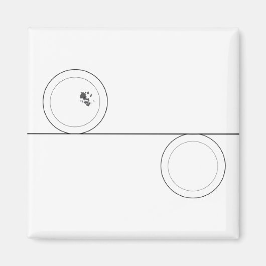 Vuile|Schone gerechten Magneet (Voorkant)