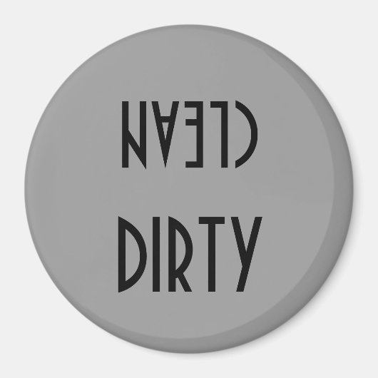 VUILE/SCHONE VAATWASMACHINE MAGNEET (Voorkant)