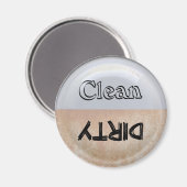 Vuile / schone vaatwasser magneet (Voorkant / Achterkant)