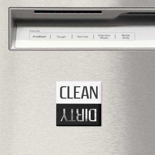 Vuile schone vaatwasser | Perfecte herinnering Magneet (Insitu (Vaatwasser))