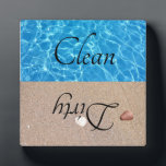 Vuile schone vaatwasser strand water fotoplaat<br><div class="desc">Dit ontwerp is gemaakt met behulp van digitale kunst. Het kan in het gebied worden aangepast door de klik aan te passen en de naam, initialen of woorden aan te passen. U kunt de tekstkleur en de stijl ook veranderen of de tekst voor een slechts ontwerp van het afbeelding schrappen....</div>