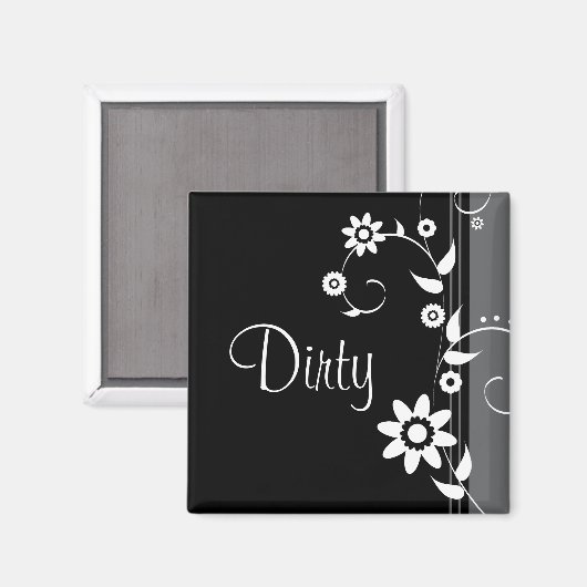 Vuile schotels magneet (Voorkant / Achterkant)