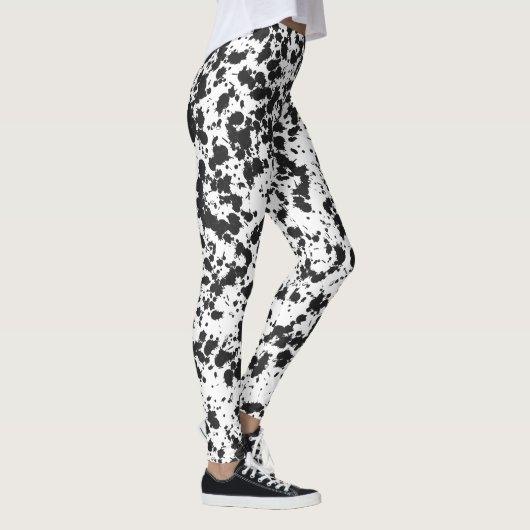 Vuile spattextuurachtergrond of Abstracte spatter Leggings (Rechts)