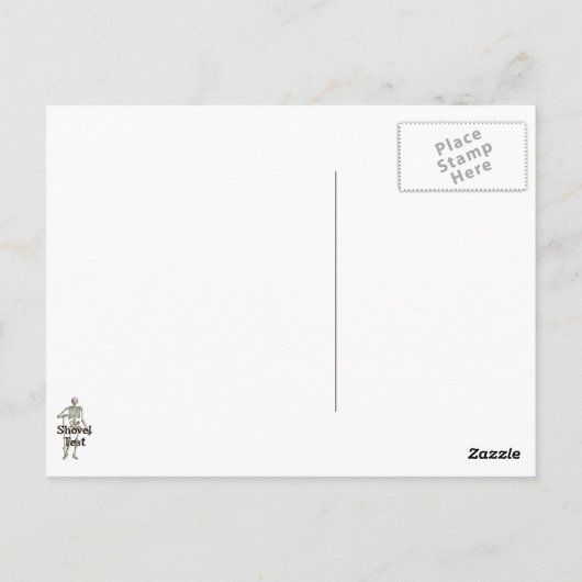 vuile taak briefkaart (Achterkant)