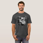 vuile trommel t-shirt (Voorkant volledig)