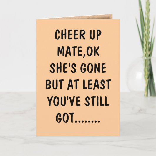 vuile verjaardag kaart (Voorkant)