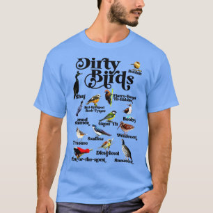 Vuile vogels Overtreding Taal T-shirt