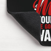 Vuile volwassen vlees in je mond Grappig vlees BBQ Muismat (Hoek)