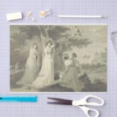 Vuile vrouw van de Canterbury Tales Tissuepapier (Craft)