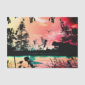 Vuilen en vogels tissuepapier (Voorkant)