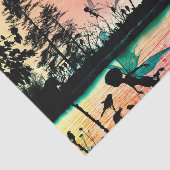 Vuilen en vogels tissuepapier (Detail)