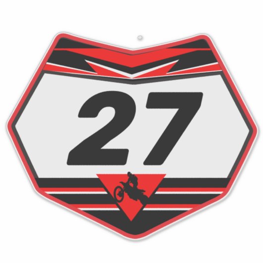 vuilfiets bord VinylSticker Sticker (Voorkant)