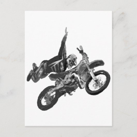 vuilfiets briefkaart (Voorkant)