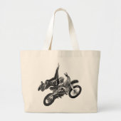 vuilfiets grote tote bag (Voorkant)
