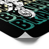  vuilfiets retro sunset vuilfiets poster (Hoek)