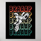 vuilfiets retro sunset vuilfiets poster (Voorkant)