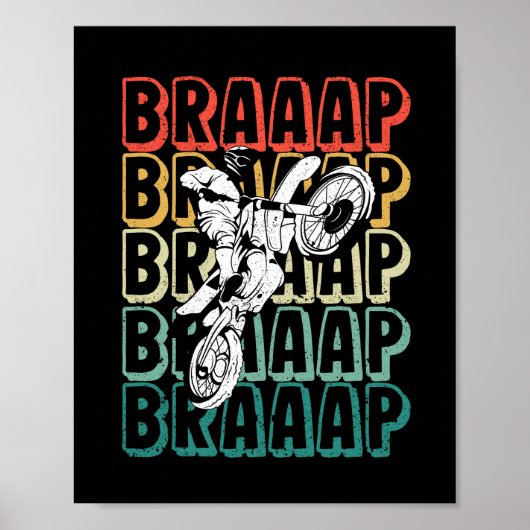  vuilfiets retro sunset vuilfiets poster (Voorkant)