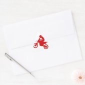 VUILFIETS (scharlaken) Sticker (Envelop)