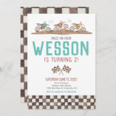 Vuilnis Bike Uitnodiging, Motor Uitnodiging (Voorkant / Achterkant)