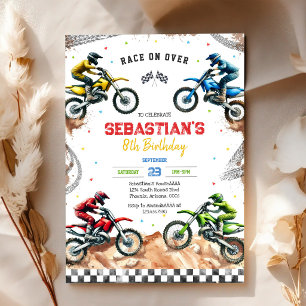 Vuilnis Fiets Motocross Motorfiets Racen Jongen Ve Kaart