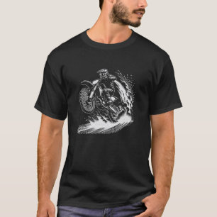 Vuilnis Fietsen Motocross Racen Mannen Jongens Gra T-shirt