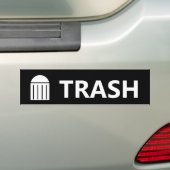 Vuilnis kan Sticker labelen (Op auto)