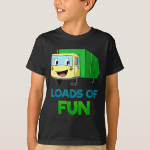 Vuilnis Lachende Vrachtwagen Hoeveelheid Plezier R T-shirt